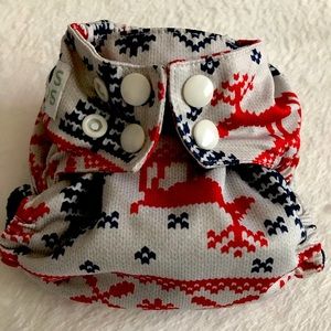 Nicki’s Diapers newborn AIO - Sven and friends